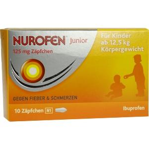 Nurofen Junior 125 mg Zäpfchen, 10 ST