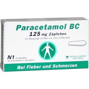 Paracetamol BC 125mg, 10 ST