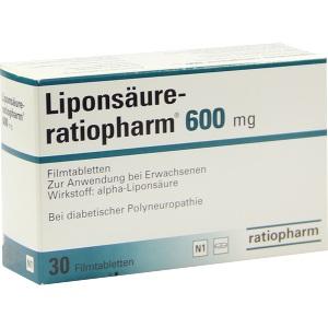 Liponsäure-ratiopharm 600mg, 30 ST