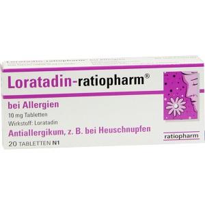 Loratadin-ratiopharm bei Allergien, 20 ST