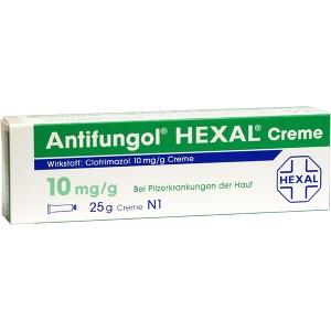 ANTIFUNGOL HEXAL Creme, 25 G
