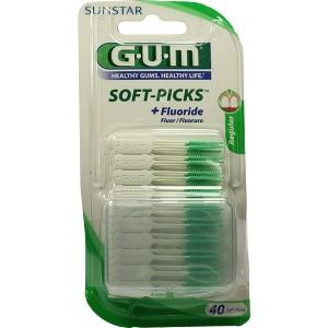 GUM Soft-Picks + Etui, 40 ST
