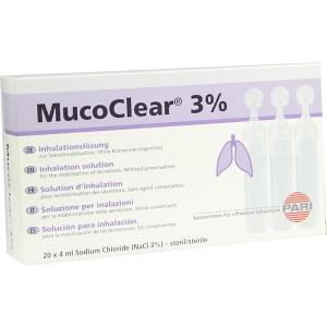 MucoClear 3% NaCl Inhalationslösung, 20X4 ML