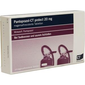 Pantoprazol - CT protect 20mg magensaftresis.Tabletten, 14 ST