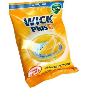 WICK Plus C Frische Zitrone ohne Zucker, 75 G
