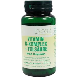 Vitamin B Komplex+Folsäure Bios Kapseln, 100 ST