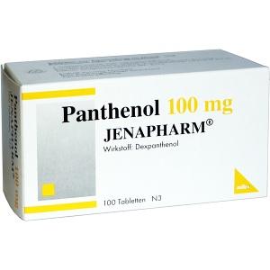 PANTHENOL 100MG Jenapharm, 100 ST