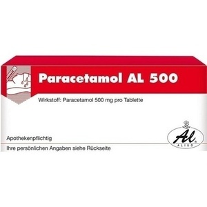 Paracetamol AL 500 Tabletten, 20 ST