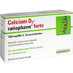 Calcium D3-ratiopharm forte, 20 ST