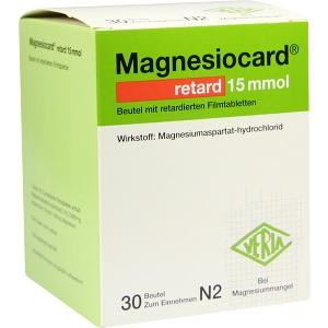 Magnesiocard retard 15mmol Beutelmit retard. FTA, 30 ST