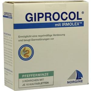 GIPROCOL Kautabletten Pfefferminz, 3X10 ST