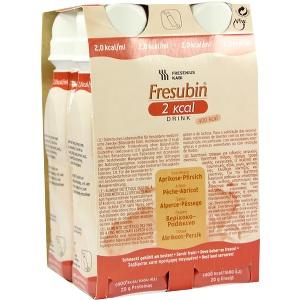 Fresubin 2 kcal DRINK Aprikose-Pfirsich Trinkfla., 4X200 ML