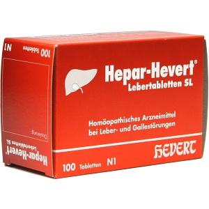 Hepar-Hevert Lebertabletten SL, 100 ST