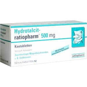 Hydrotalcit-ratiopharm 500mg Kautabletten, 50 ST