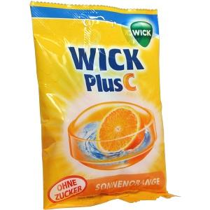 WICK Plus C Sonnenorange ohne Zucker, 75 G