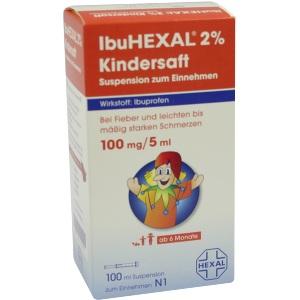 IbuHEXAL 2% Kindersaft Suspension z. Einnehmen, 100 ML