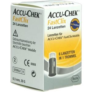 Accu-Chek Fastclix Lanzetten, 24 ST