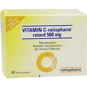 VITAMIN C-ratiopharm retard 500mg, 60 ST