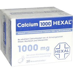 CALCIUM 1000 HEXAL, 40 ST