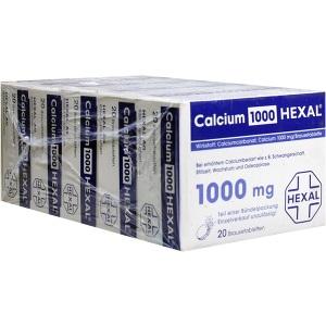 CALCIUM 1000 HEXAL, 100 ST