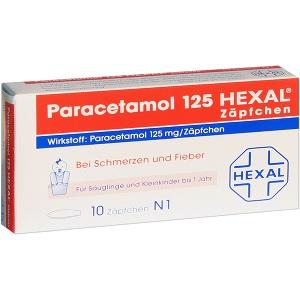 Paracetamol 125 Hexal Zaepfchen, 10 ST