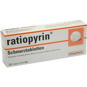 ratioPyrin Schmerztabletten, 20 ST