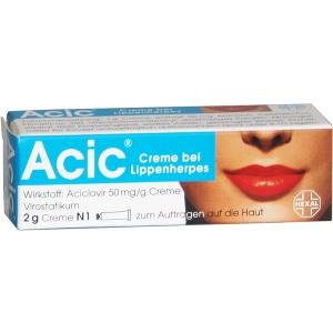 Acic Creme bei Lippenherpes, 2 G
