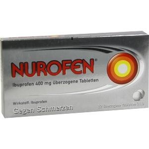 Nurofen Ibuprofen 400 mg überzogene Tabletten, 12 ST