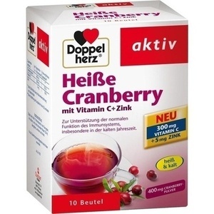 Doppelherz Heiße Cranberry mit Vitamin C + Zink, 10 ST