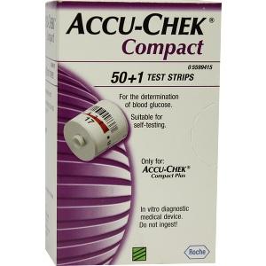 ACCU-CHEK Compact Teststreifen, 50 ST