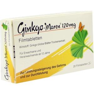Ginkgo-Maren 120mg Filmtabletten, 20 ST