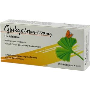 Ginkgo-Maren 120mg Filmtabletten, 30 ST