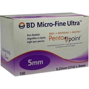 BD Micro-Fine Ultra Pen-Nadel 0.25x5mm, 100 ST