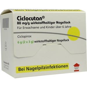 Ciclocutan 80mg/g wirkstoffhaltiger Nagellack, 6 G