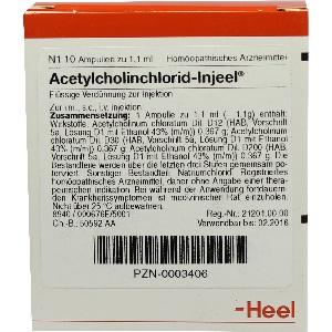 ACETYLCHOL INJ HOM ALL, 10 ST