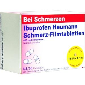 Ibuprofen Heumann Schmerz-Filmtabletten 400mg Filmtabl, 50 ST