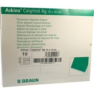 Askina Calgitrol Ag 10x10cm, 10 ST
