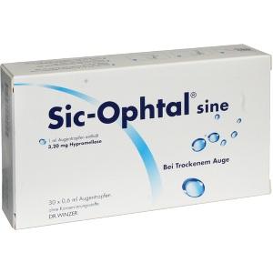 Sic-Ophtal sine, 30x0.6 ML