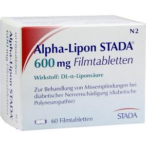 Alpha-Lipon STADA 600mg Filmtabletten, 60 ST