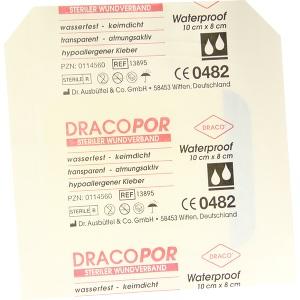 Dracopor Waterproof Wundverband steril 8cmx10cm, 1 ST