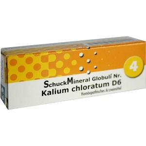 SchuckMineral Globuli 4 Kalium chloratum D 6, 7.5 G