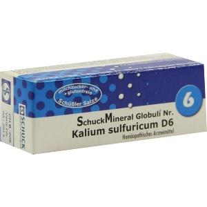 SchuckMineral Globuli 6 Kalium sulfuricum D 6, 7.5 G