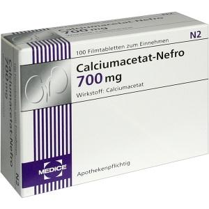 Calciumacetat-Nefro 700mg, 100 ST