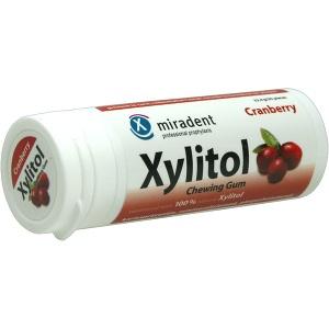 miradent Xylitol Chewing Gum Cranberry, 30 ST