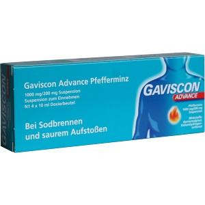 Gaviscon Advance Pfefferminz, 4x10 ML