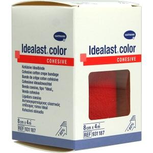 IDEALAST color cohesive rot 8cmx4m, 1 ST