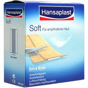 Hansaplast Soft Meterware 5mx4cm Rolle, 1 ST
