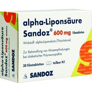 alpha-Liponsaeure Sandoz 600mg, 30 ST