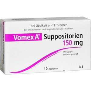 VOMEX A 150MG, 10 ST