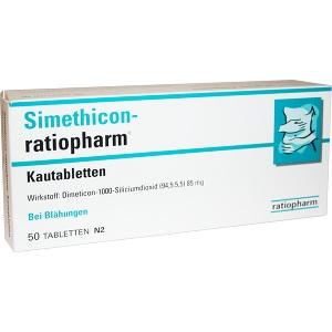 Simethicon-ratiopharm 85mg Kautabletten, 50 ST